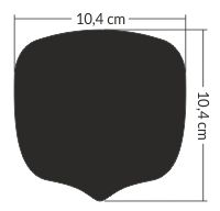 Czarne cenówki kredowe - ceny 104x104mm