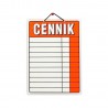 Cennik laminowany A4 (21,6x30cm)-11 pozycji