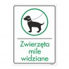 ZWIERZĘTA MILE WIDZIANE -tabliczki