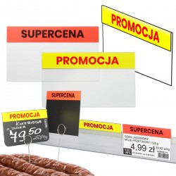Nakładki na cenówki - wsuwki promocyjne