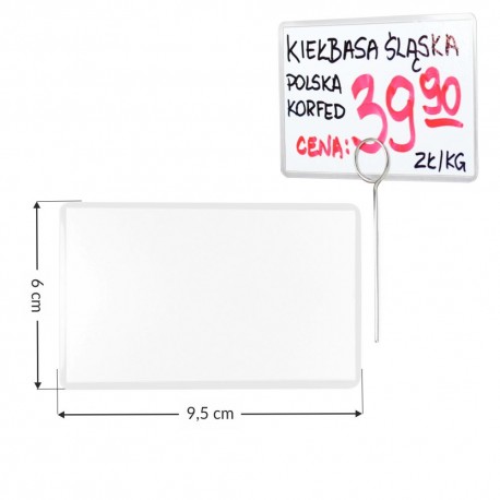 Cenówki laminowane białe - dwustronne