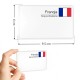 Korfed Etykiety laminowane kraj pochodzenia Francja - cenówki z flagą Francji