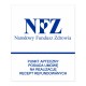 NFZ - PUNKT APTECZNY posiada umowę na realizację recept refundowanych 35x29,7cm